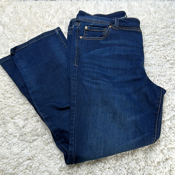 Inc Style Straight Leg Regular Fit Crop Size 12 1038 - Picture 2 of 11